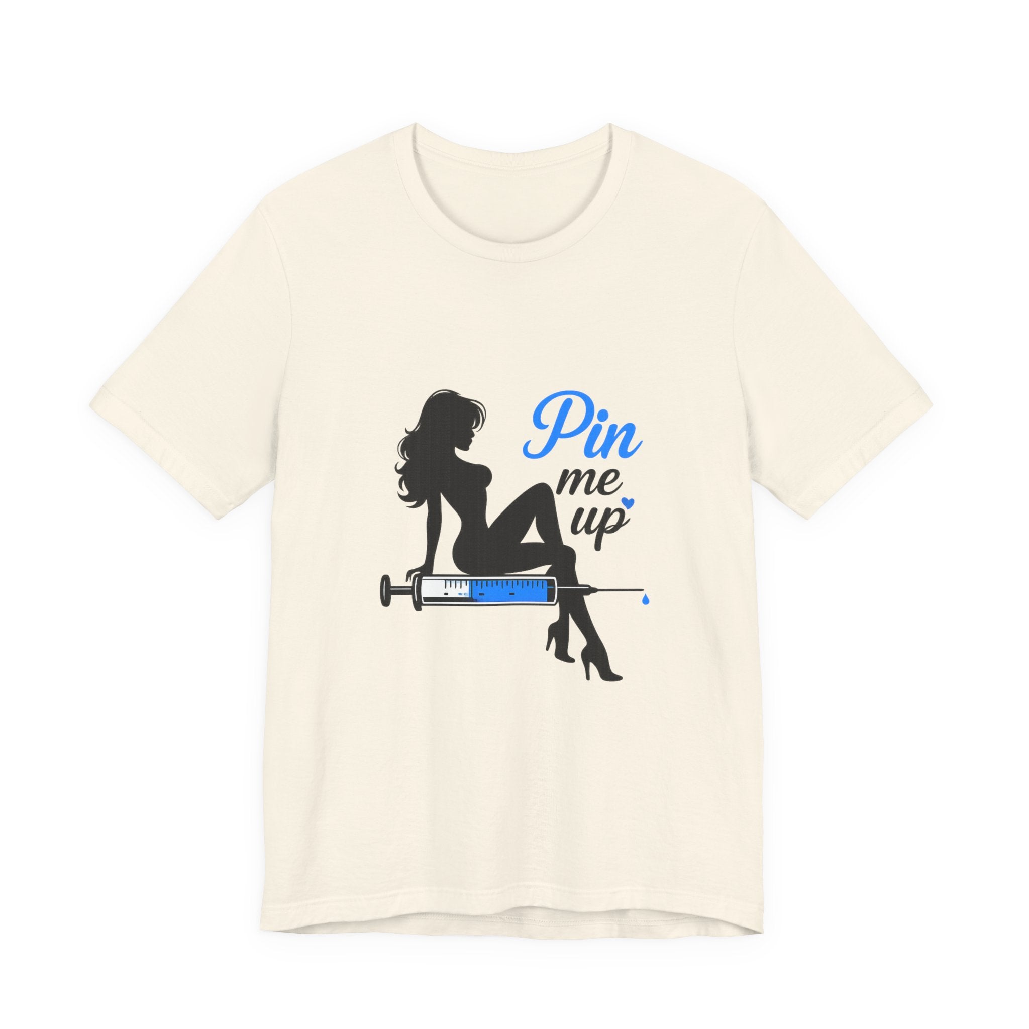Pin Me Up Graphic Tee- Funny Peptide Tshirt for women