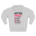 Peptide Proof Hoodie | Premium Peptide Inspired Graphic Hoodie | Women's Heavy Blend Hoodie | Get Pin'd Co.
