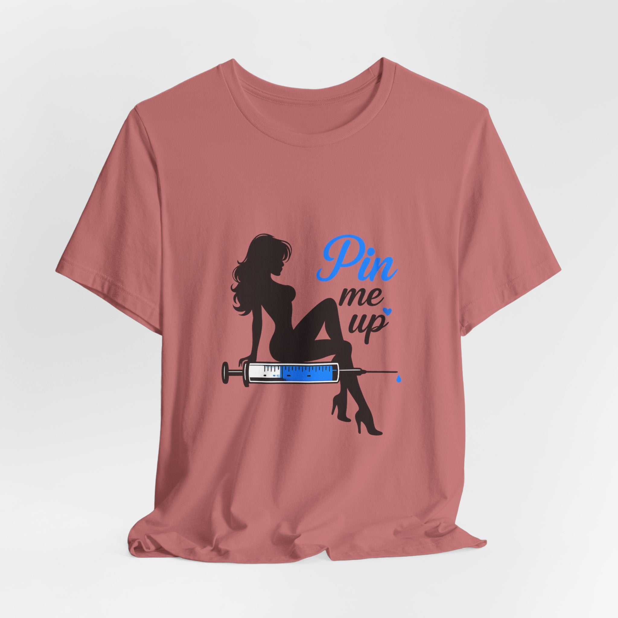 Pin Me Up Graphic Tee- Funny Peptide Tshirt for women
