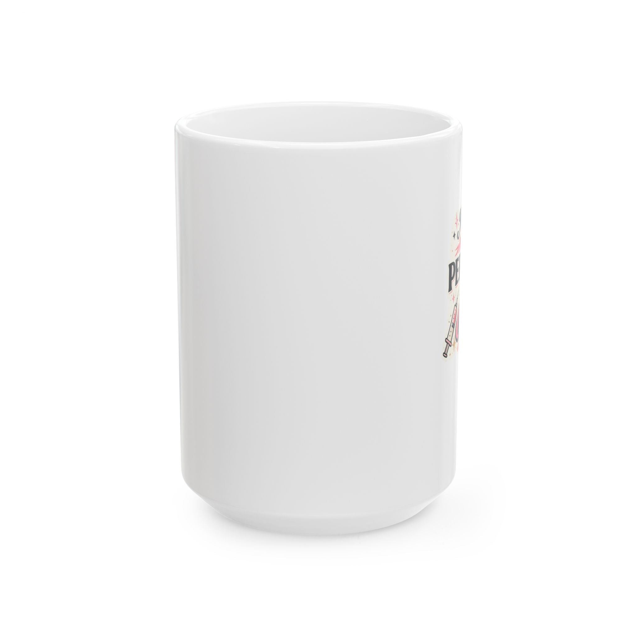 No Talkie Before Peptides & Coffee Mug | Funny Peptide Ceramic Coffee Mug