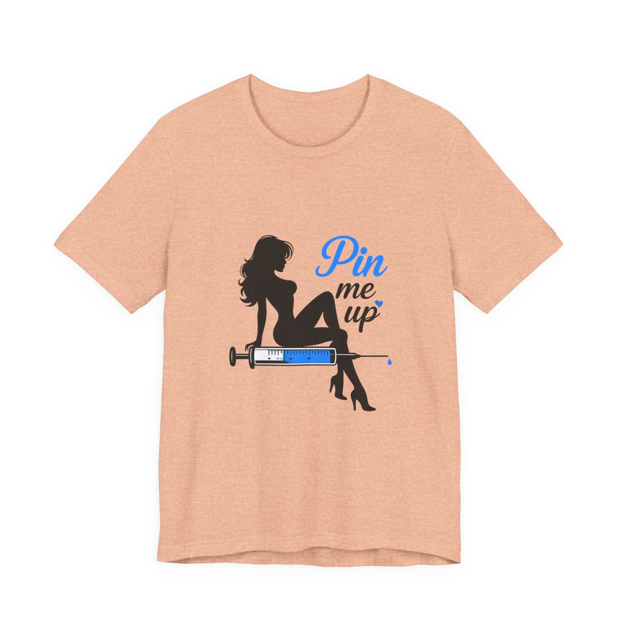 Pin Me Up Graphic Tee- Funny Peptide Tshirt for women