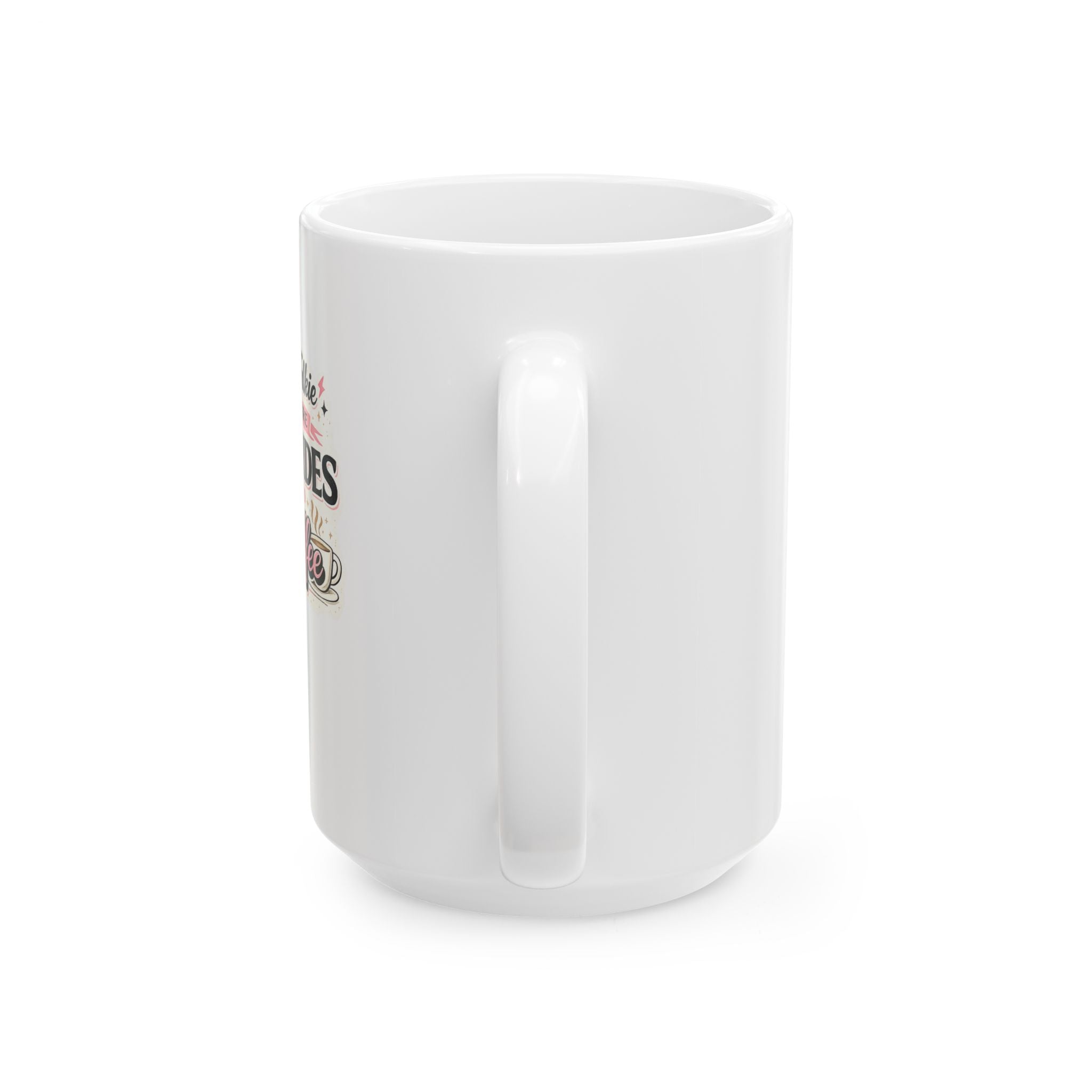 No Talkie Before Peptides & Coffee Mug | Funny Peptide Ceramic Coffee Mug