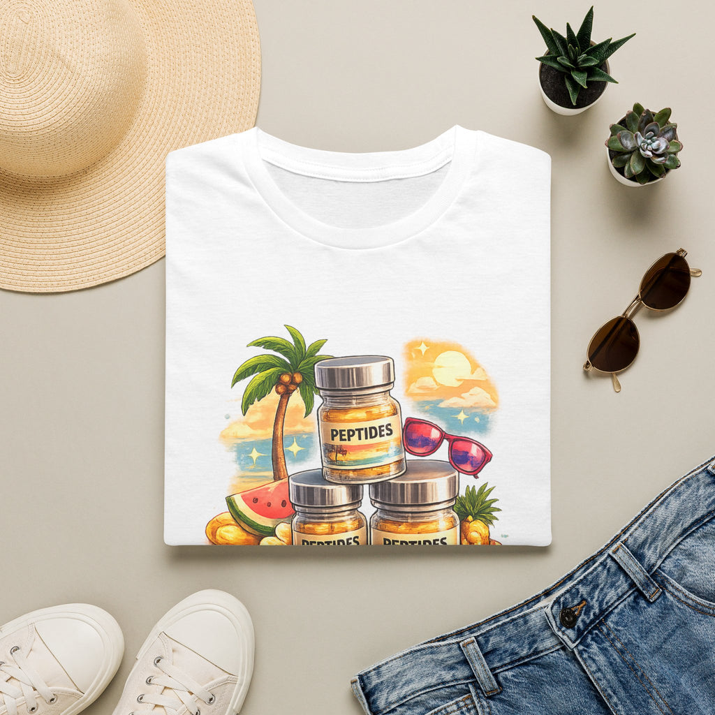 Summer Stack Graphic Tee | Funny Peptide Summer Shirt for Women