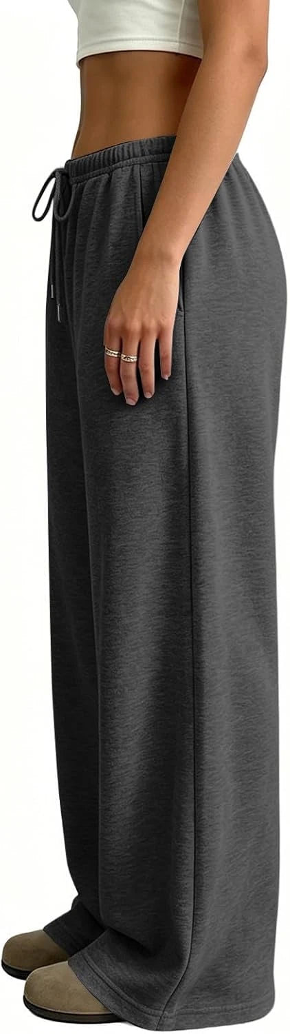 Low Rise Wide Leg Sweatpants