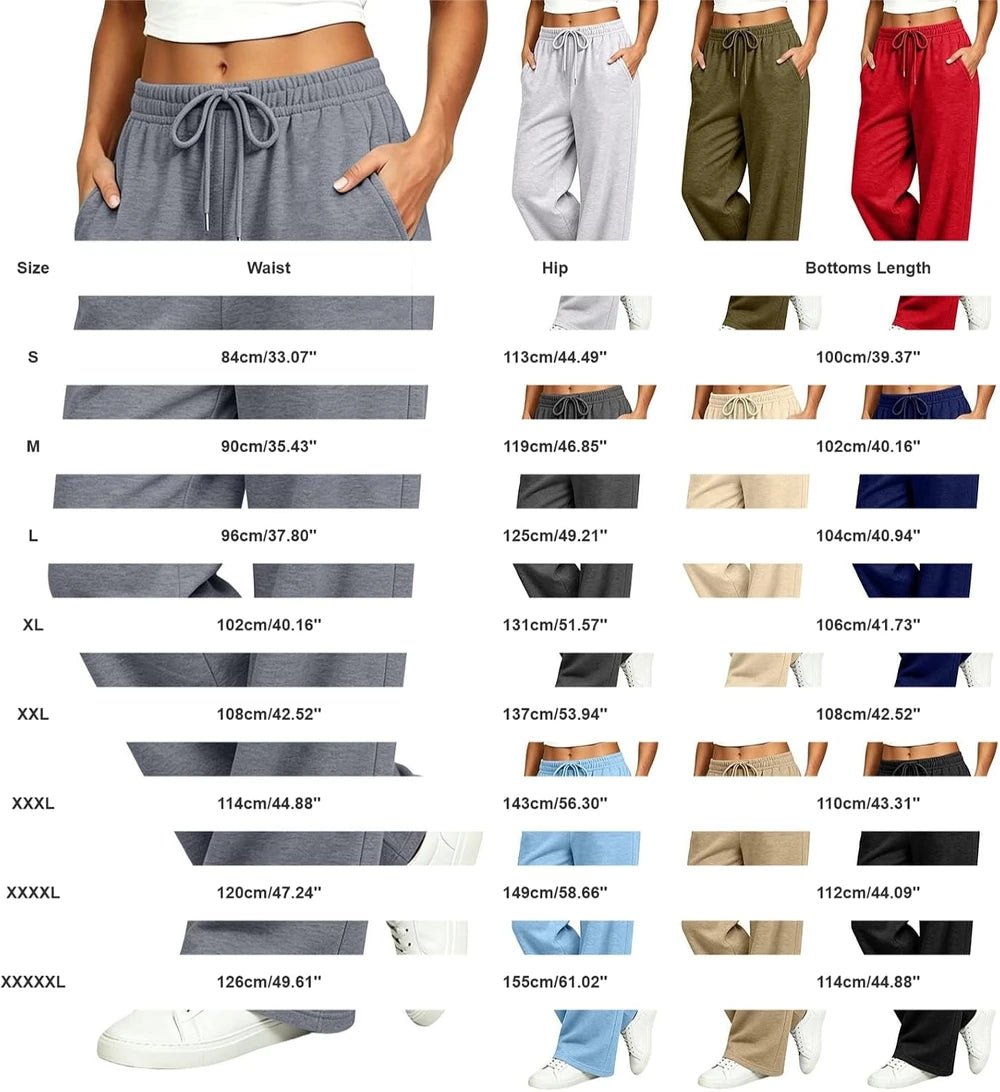 Low Rise Wide Leg Sweatpants