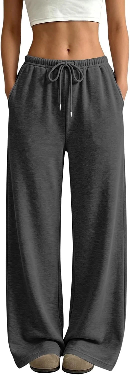 Low Rise Wide Leg Sweatpants