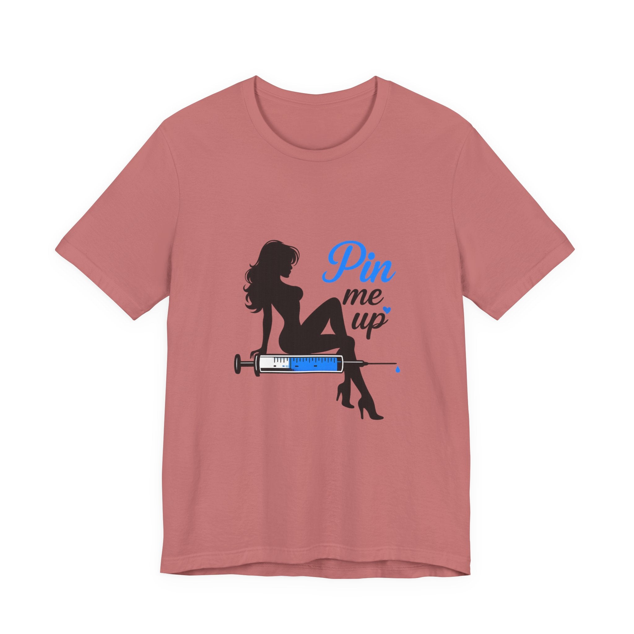Pin Me Up Graphic Tee- Funny Peptide Tshirt for women
