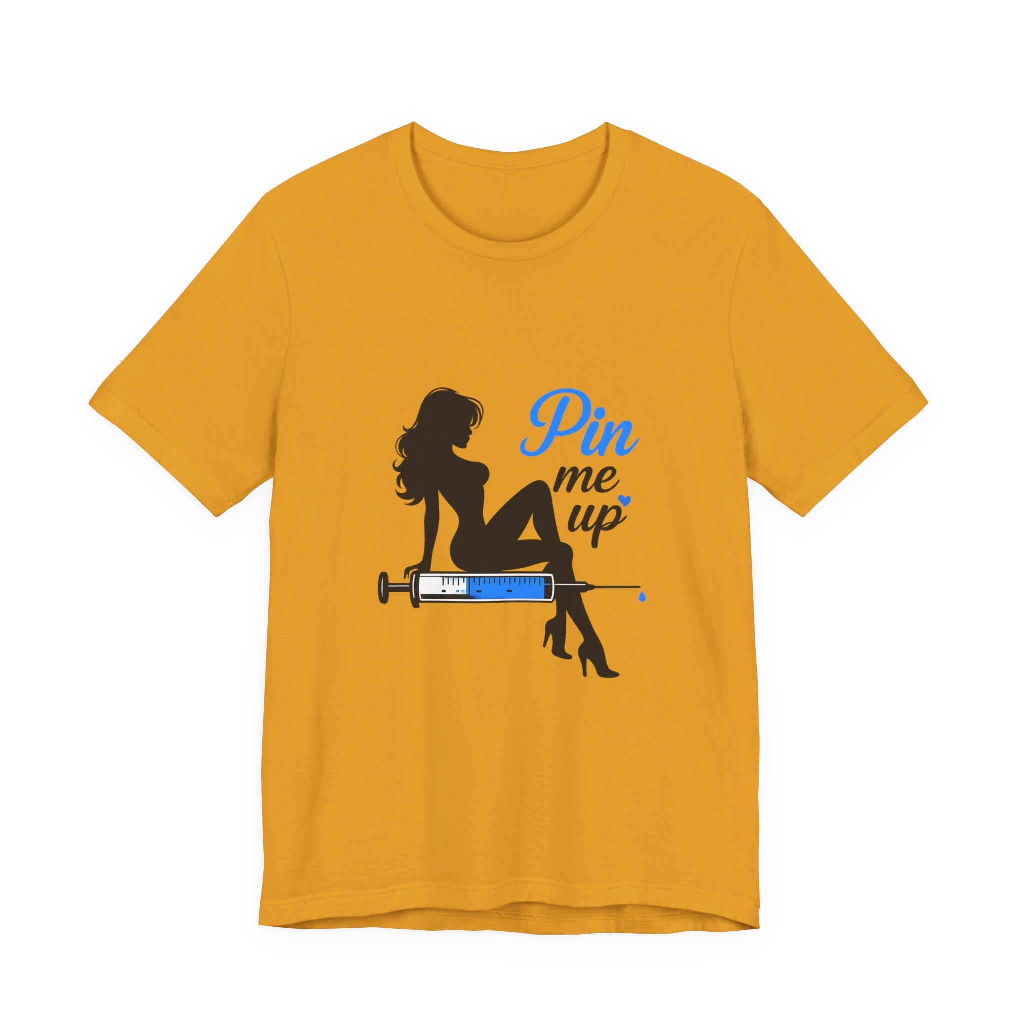 Pin Me Up Graphic Tee- Funny Peptide Tshirt for women