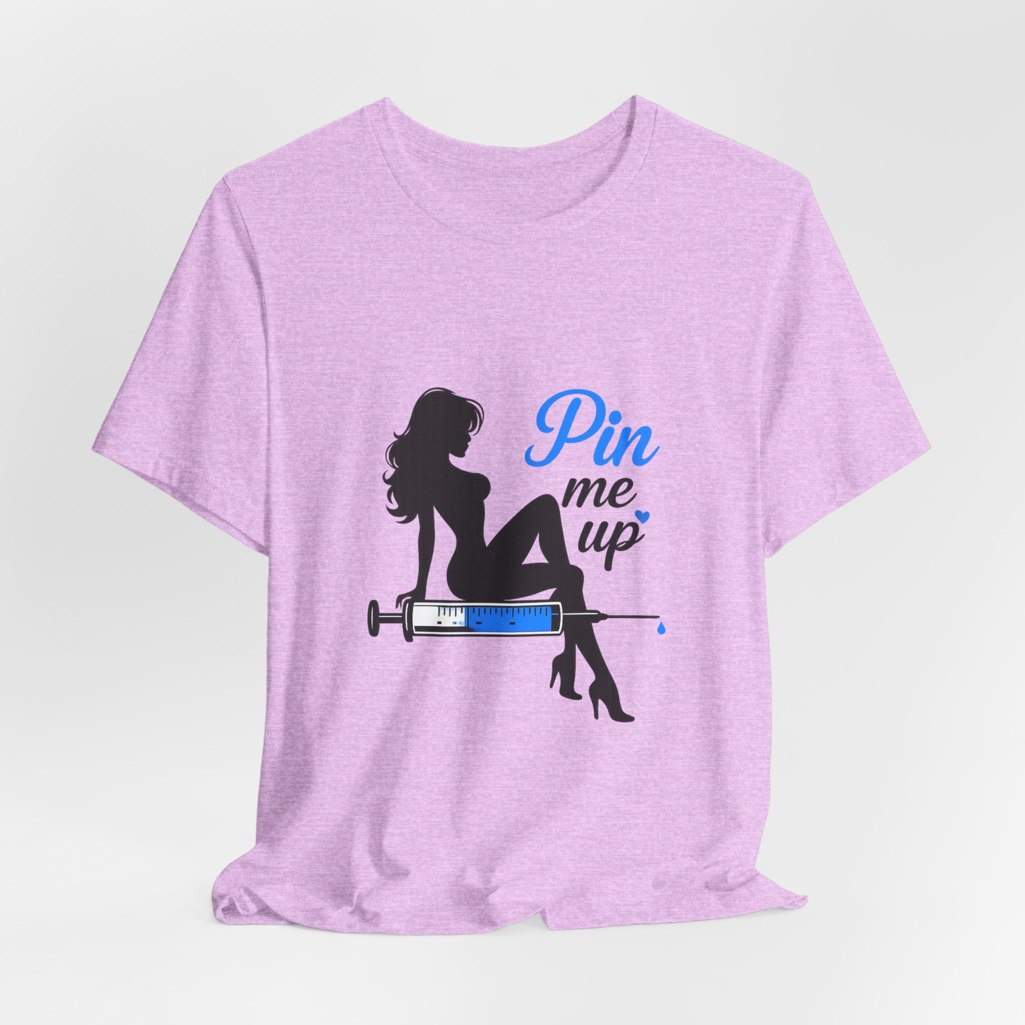 Pin Me Up Graphic Tee- Funny Peptide Tshirt for women