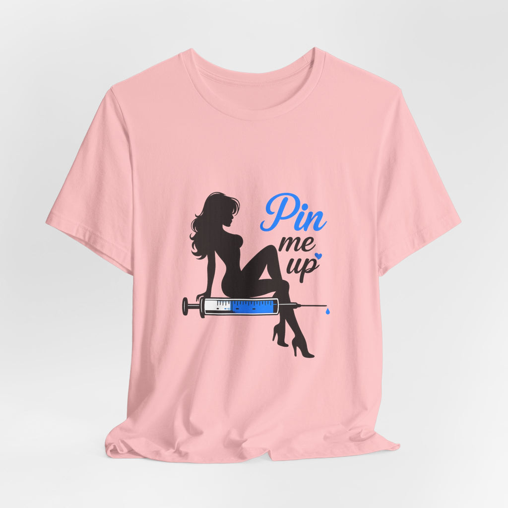 Pin Me Up Graphic Tee- Funny Peptide Tshirt for women