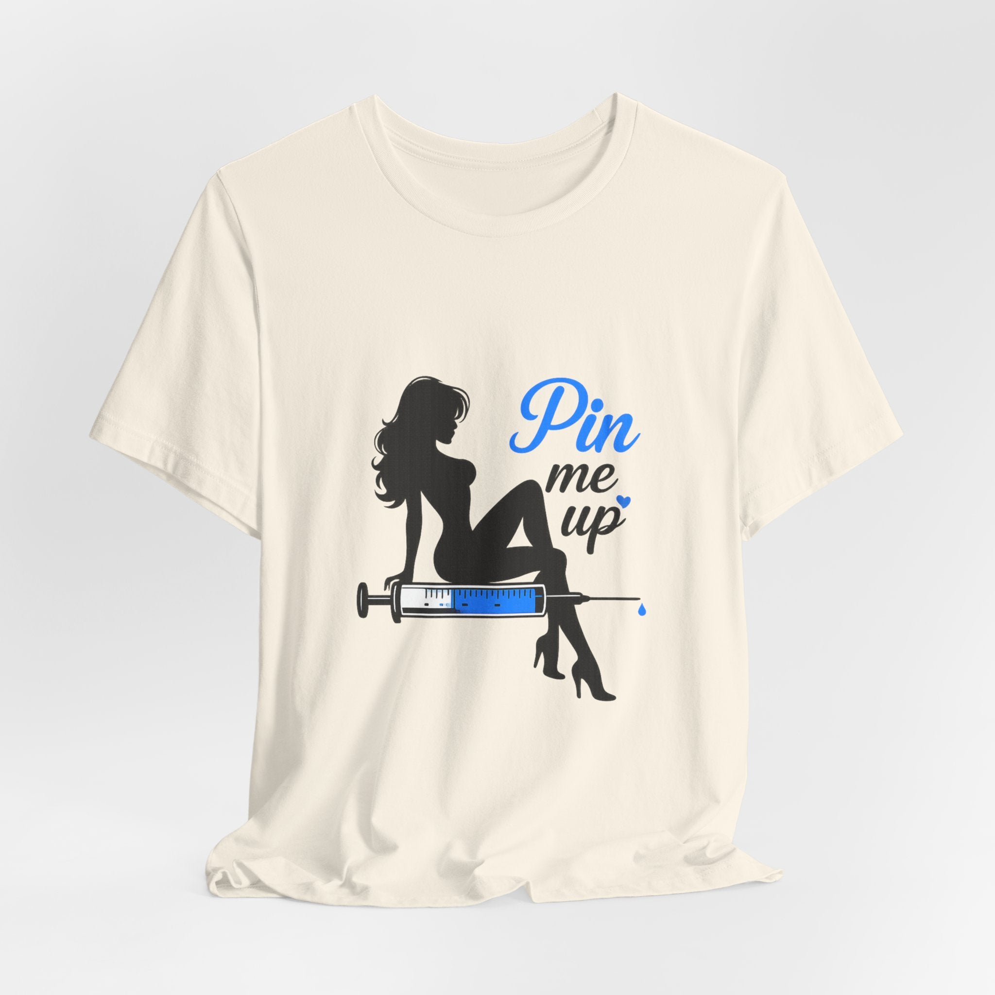 Pin Me Up Graphic Tee- Funny Peptide Tshirt for women