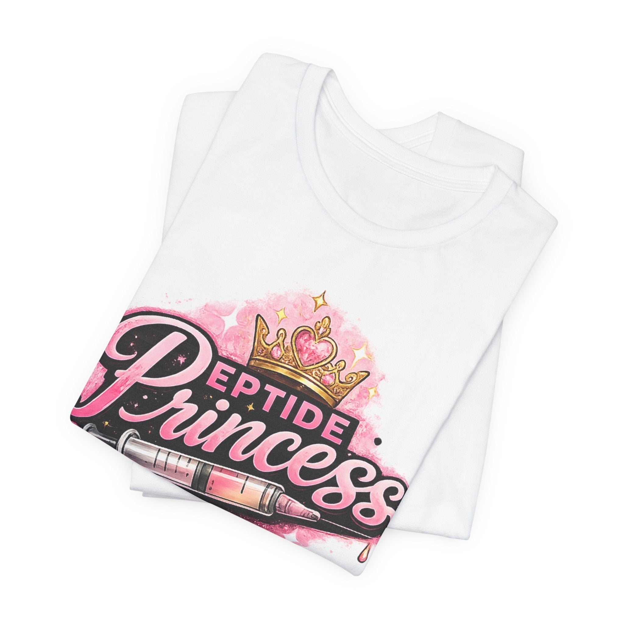 Peptide Princess Graphic Tee | Funny Peptide Shirt for Women