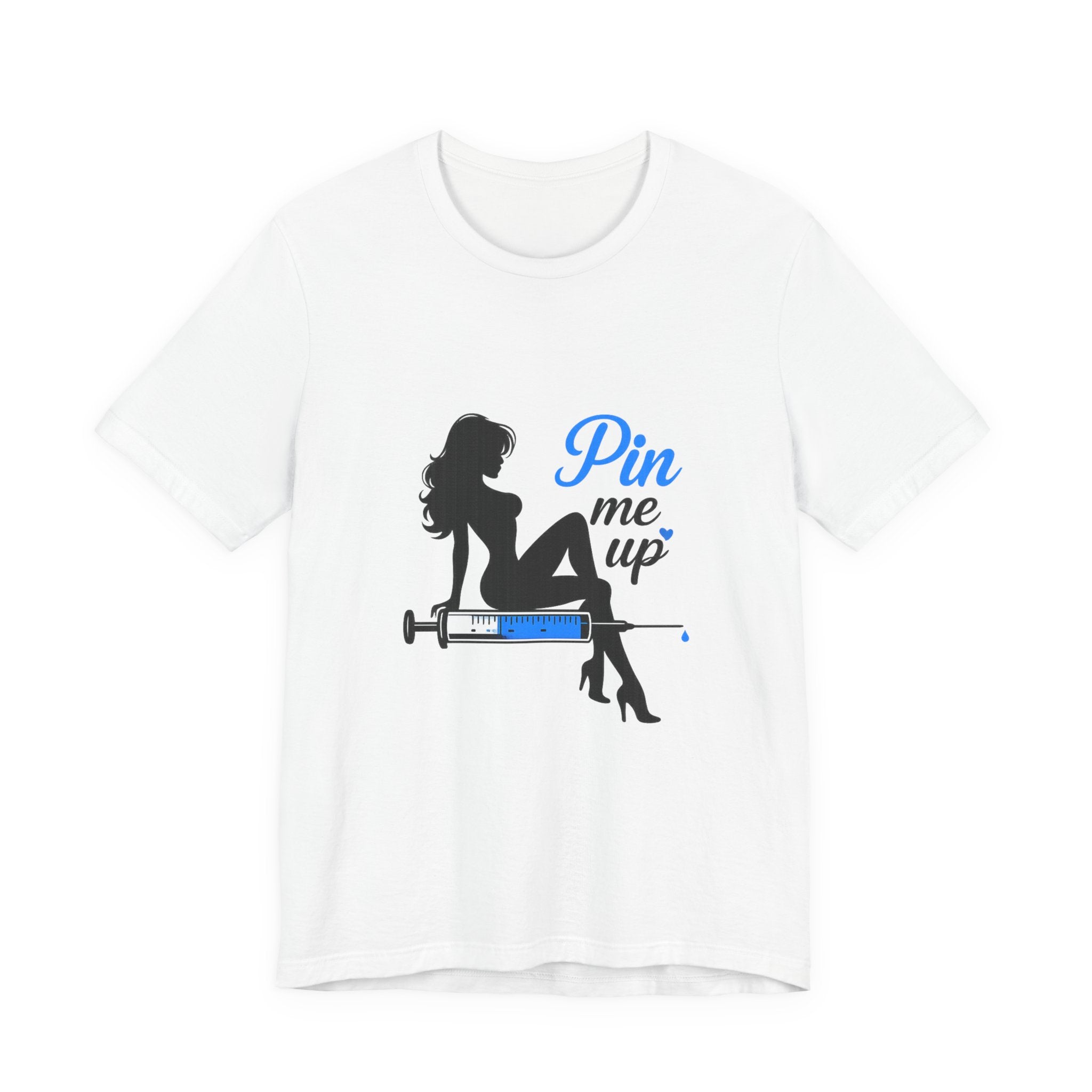 Pin Me Up Graphic Tee- Funny Peptide Tshirt for women